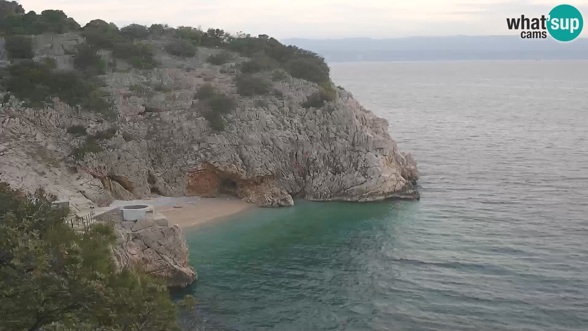 Web kamera plaže Brseč – Mošćenička Draga – Hrvatska