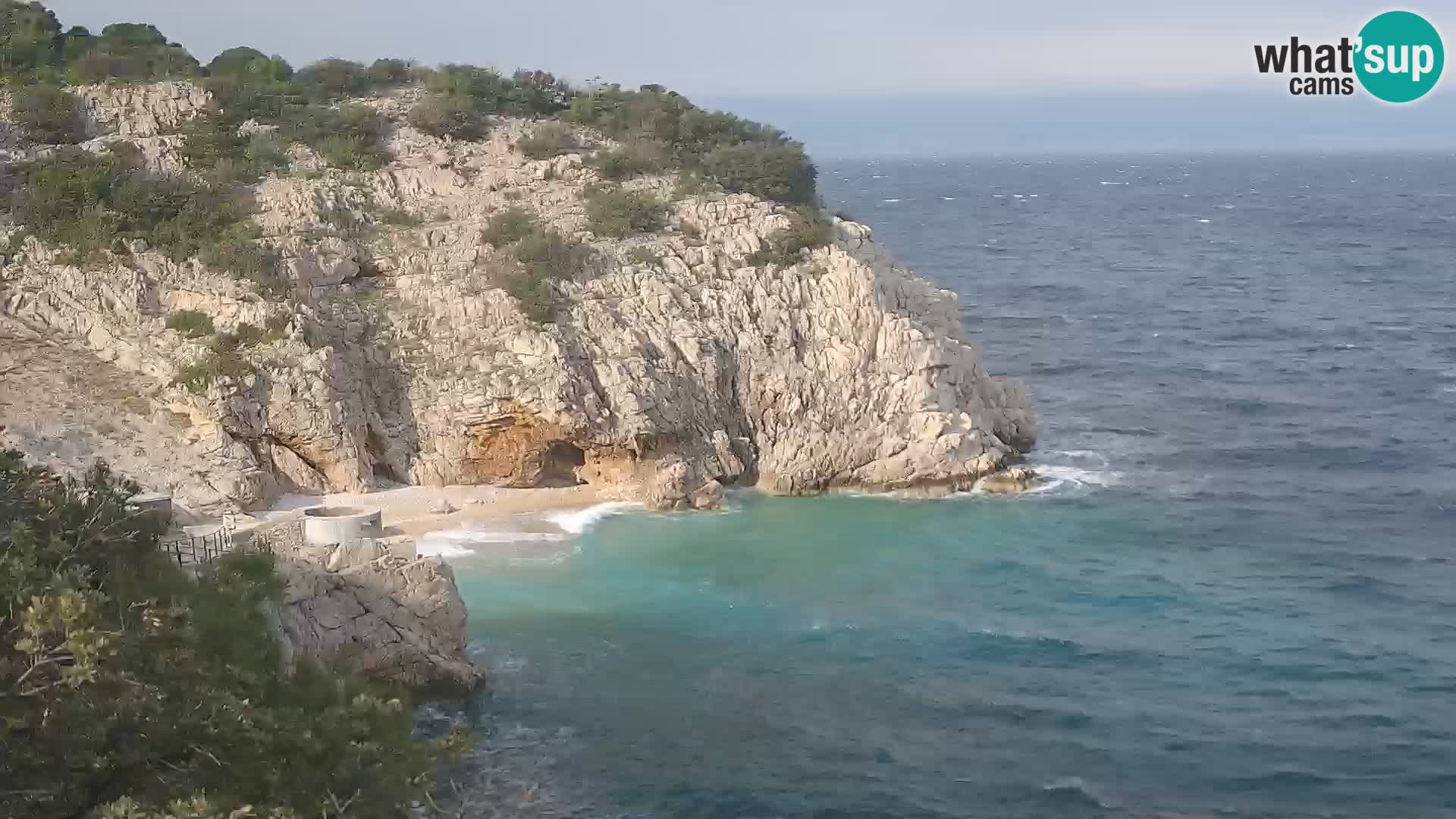 Webcam Bersezio spiaggia – Draga di Moschiena – Croazia