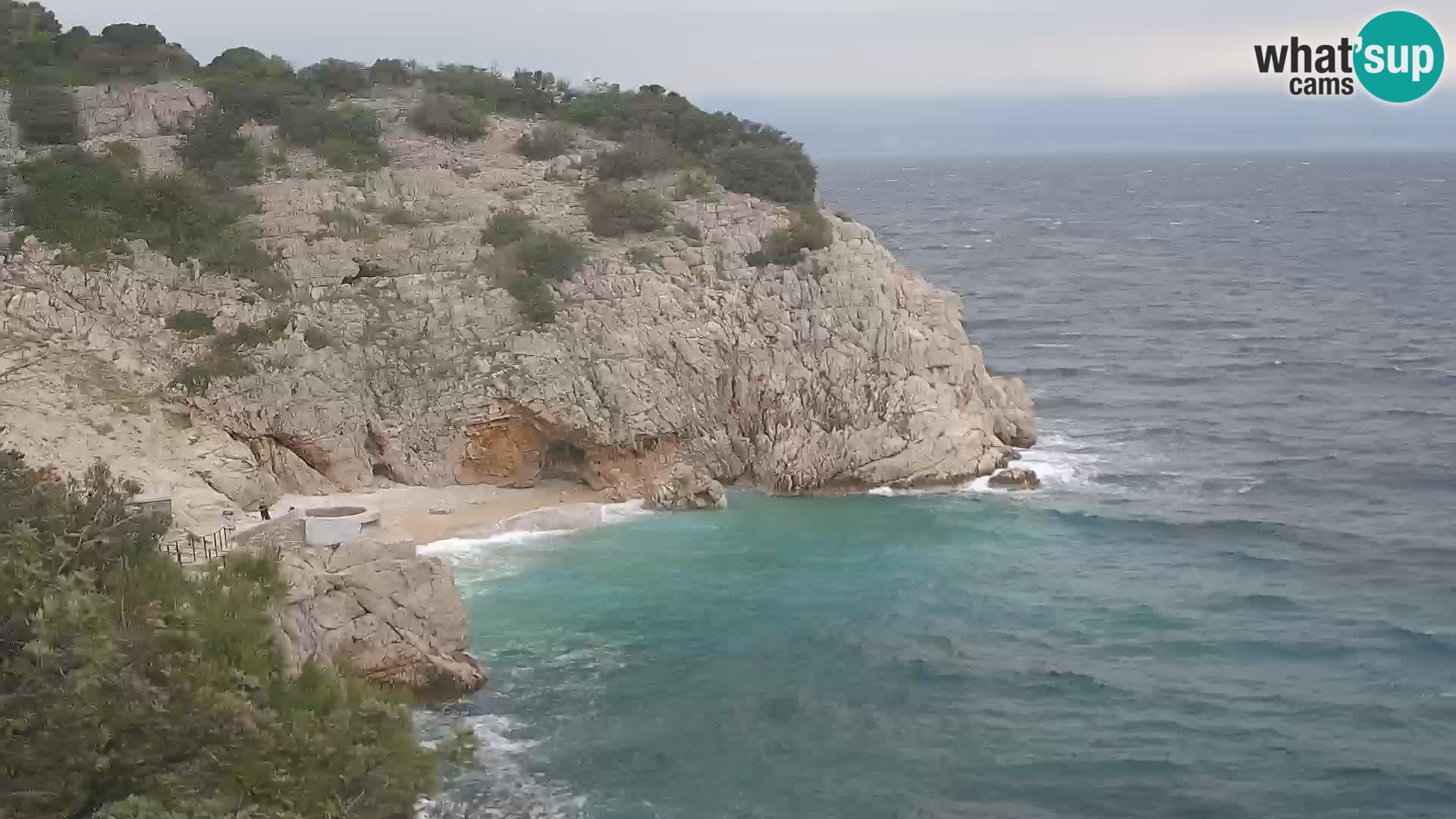 Webcam Brseč beach – Mošćenička Draga – Croatia