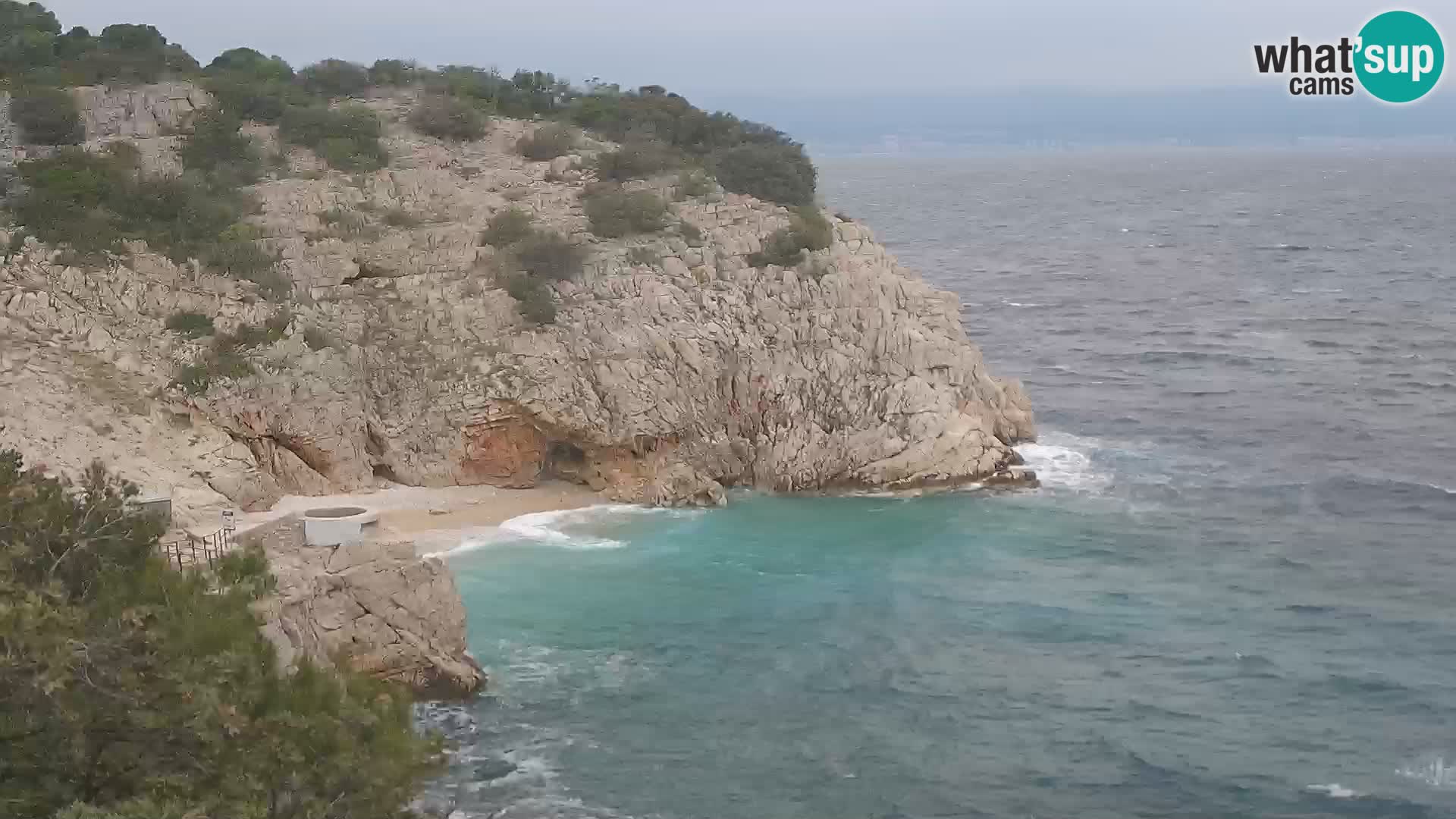 Webcam Bersezio spiaggia – Draga di Moschiena – Croazia