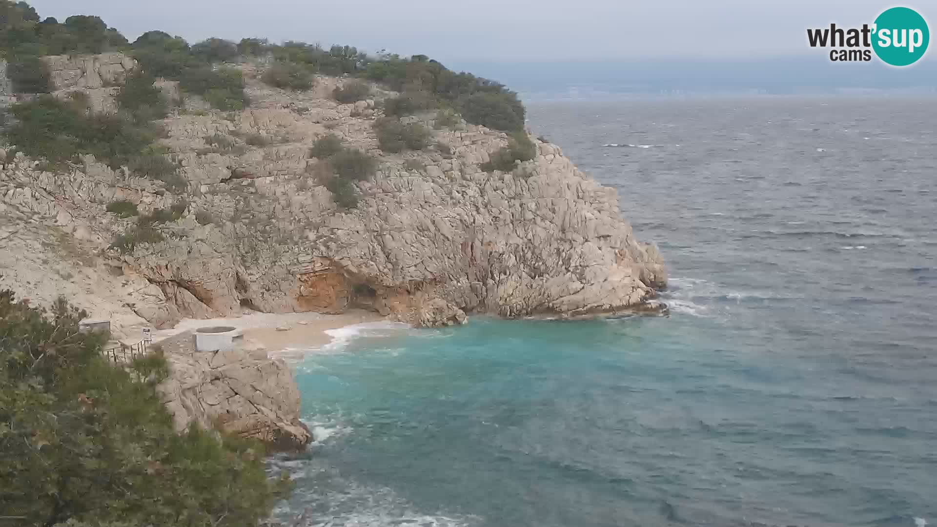 Webcam Bersezio spiaggia – Draga di Moschiena – Croazia