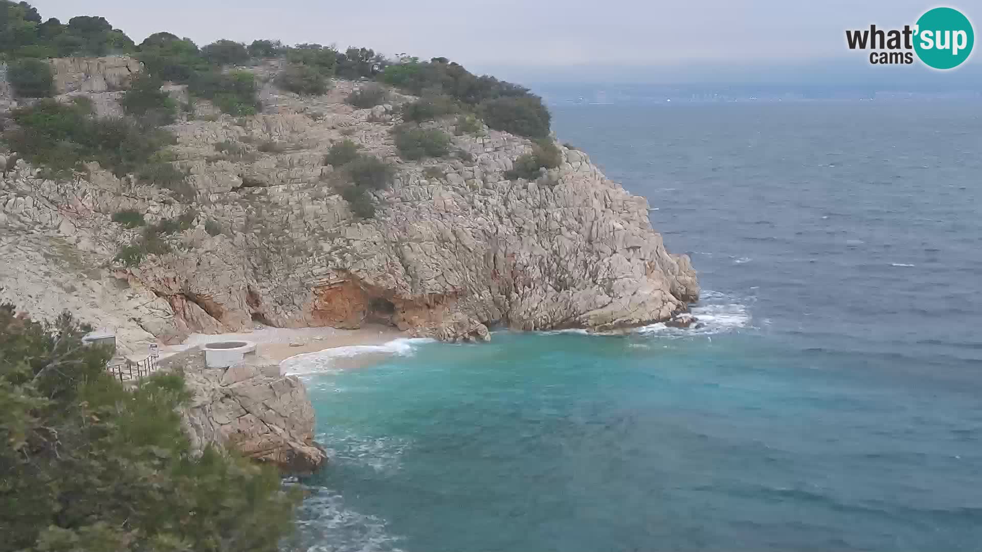 Webcam Brseč beach – Mošćenička Draga – Croatia