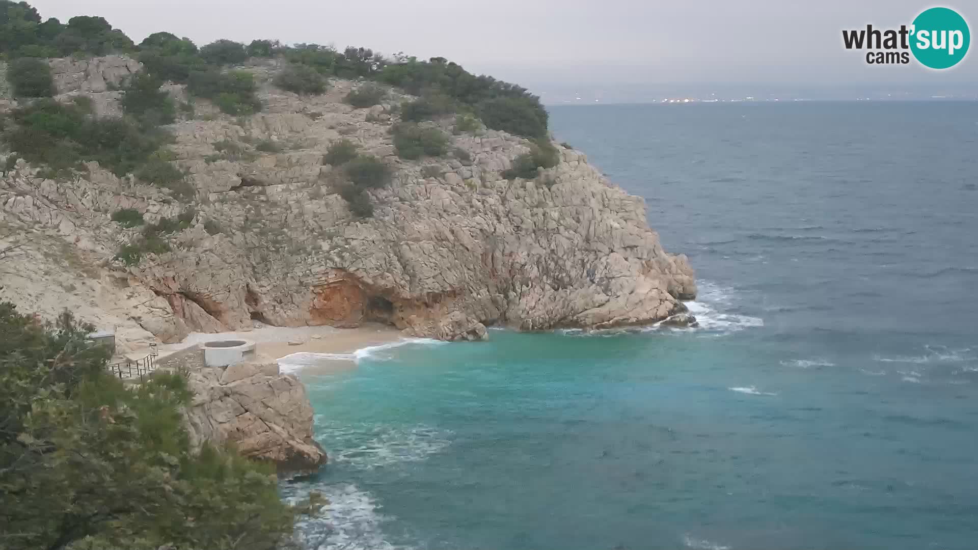 Webcam Bersezio spiaggia – Draga di Moschiena – Croazia