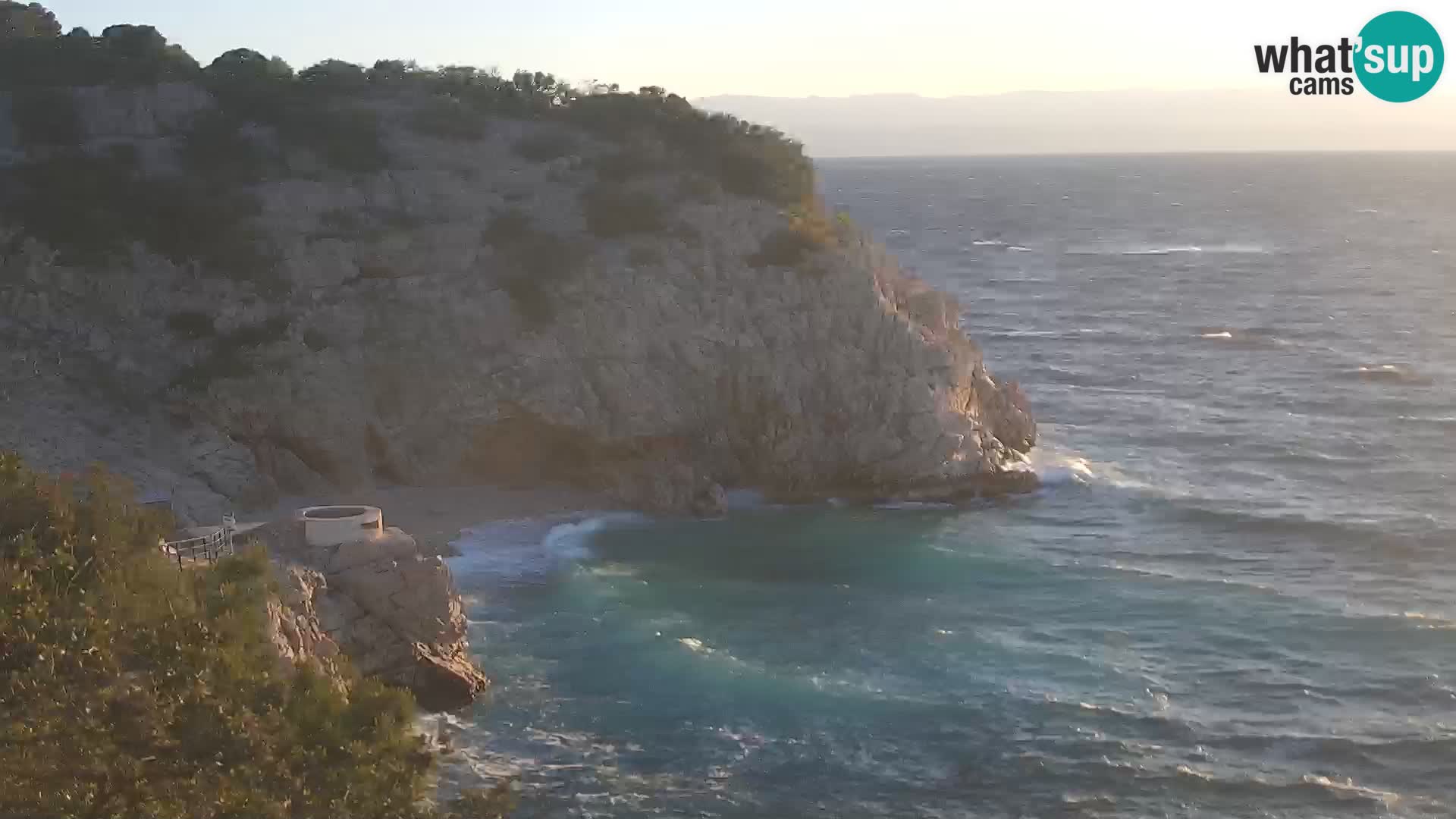 Webcam Brseč beach – Mošćenička Draga – Croatia