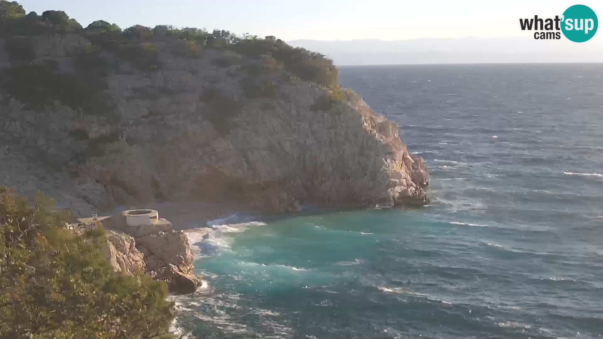 Webcam Brseč beach – Mošćenička Draga – Croatia