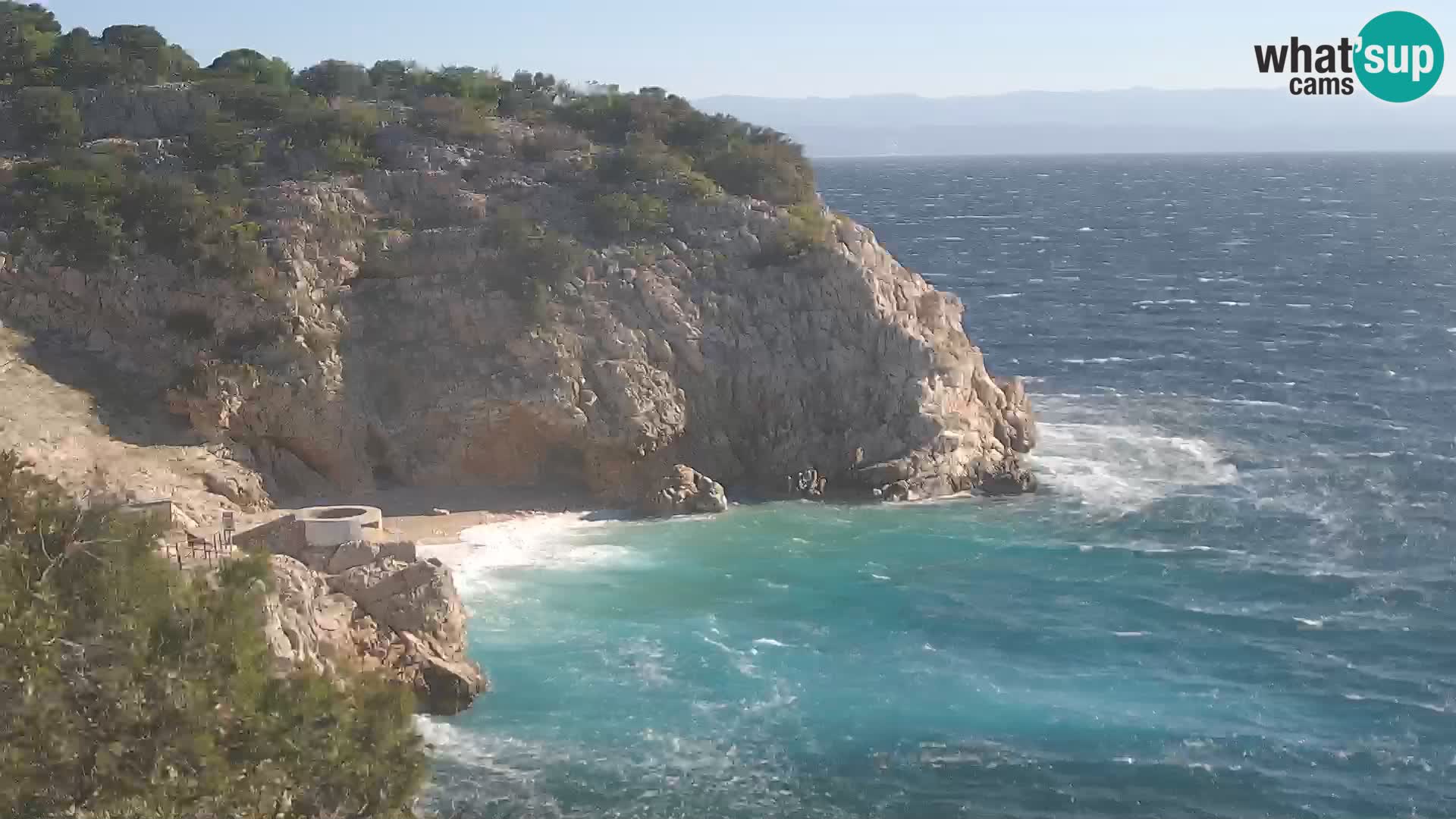Webcam Brseč Strand – Mošćenička Draga – Kroatien