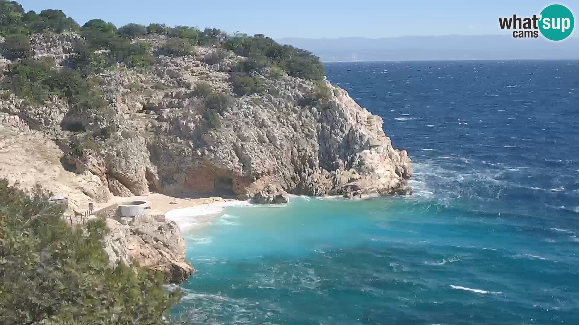 Webcam Brseč beach – Mošćenička Draga – Croatia