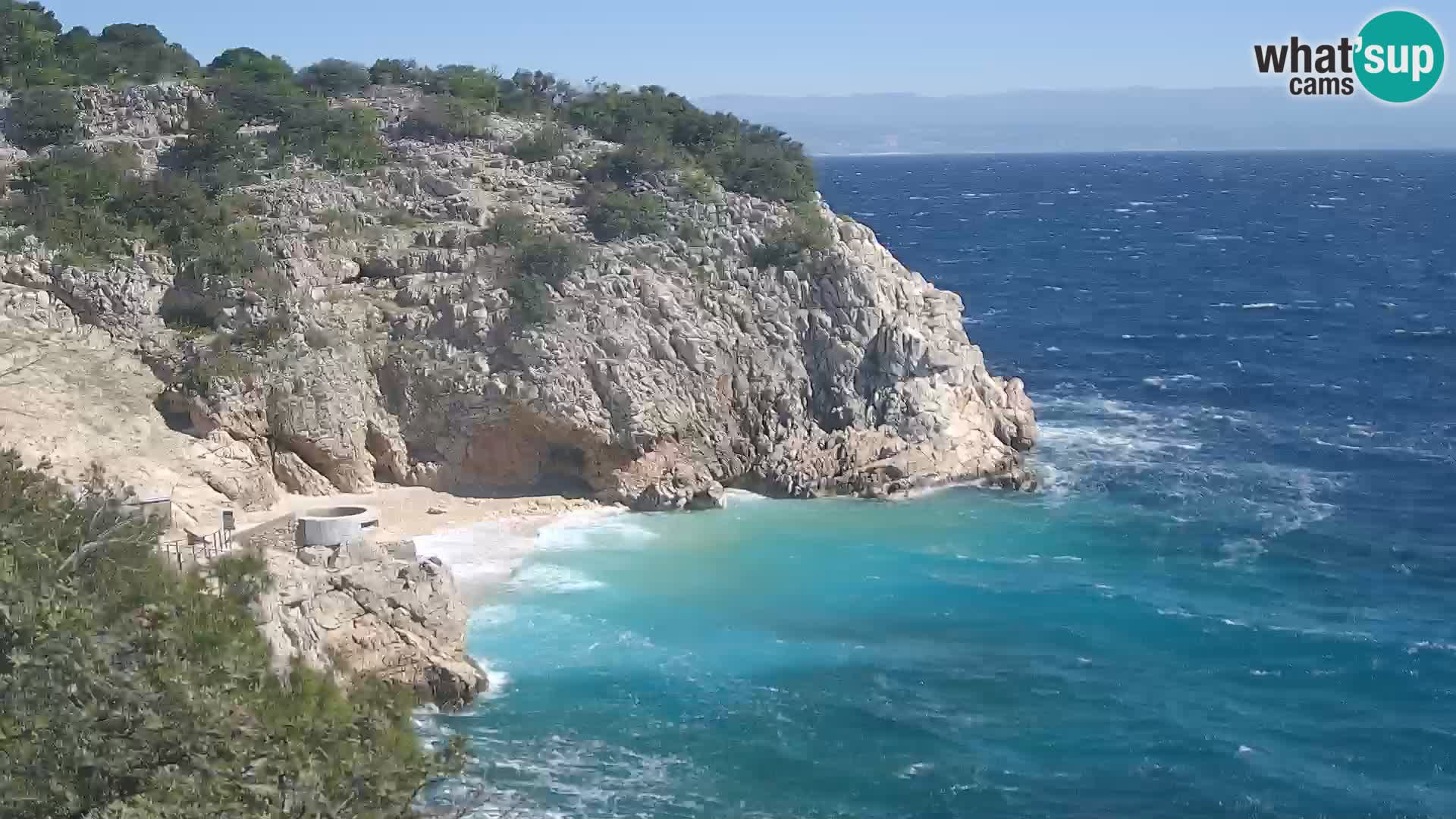 Webcam Brseč beach – Mošćenička Draga – Croatia