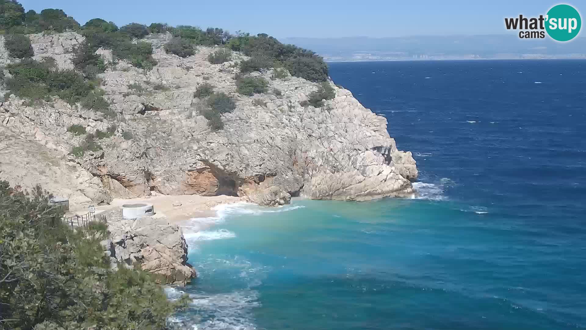 Webcam Brseč beach – Mošćenička Draga – Croatia