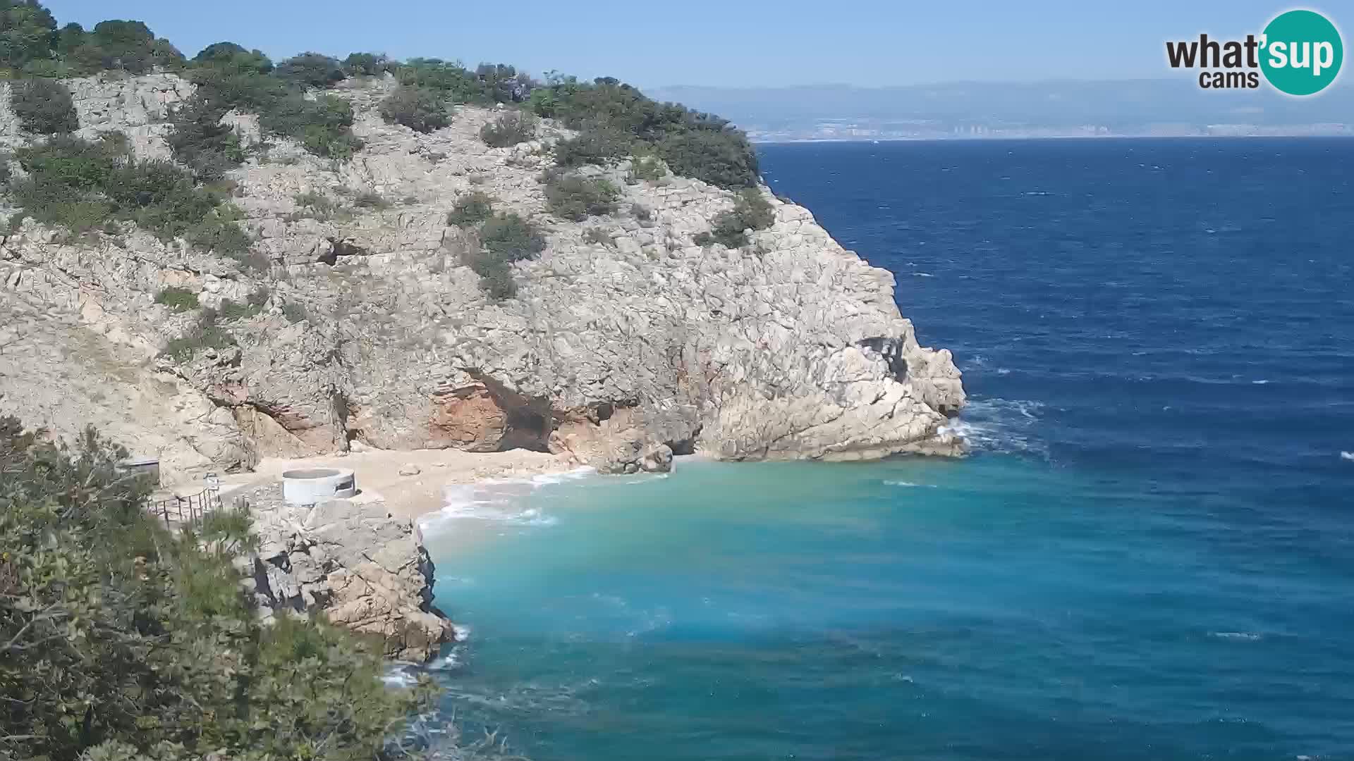 Webcam Bersezio spiaggia – Draga di Moschiena – Croazia