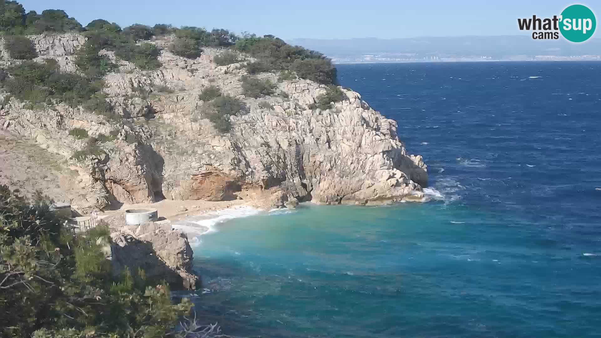 Web kamera plaže Brseč – Mošćenička Draga – Hrvatska