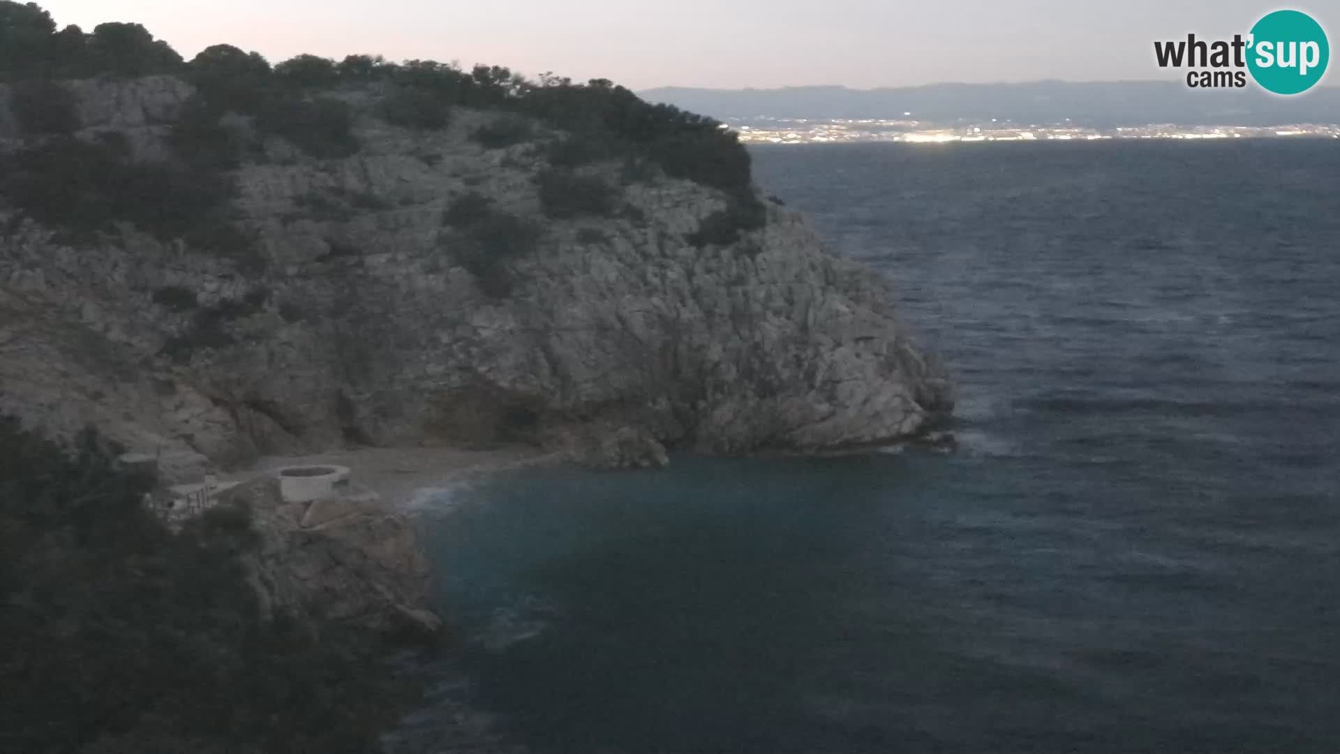 Webcam Bersezio spiaggia – Draga di Moschiena – Croazia