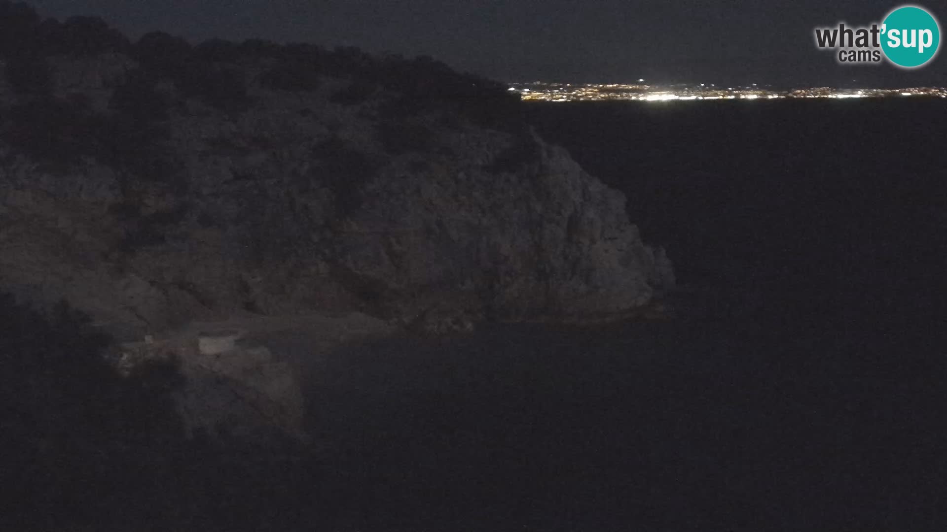 Webcam plage Brseč à Mošćenička Draga, Croatie