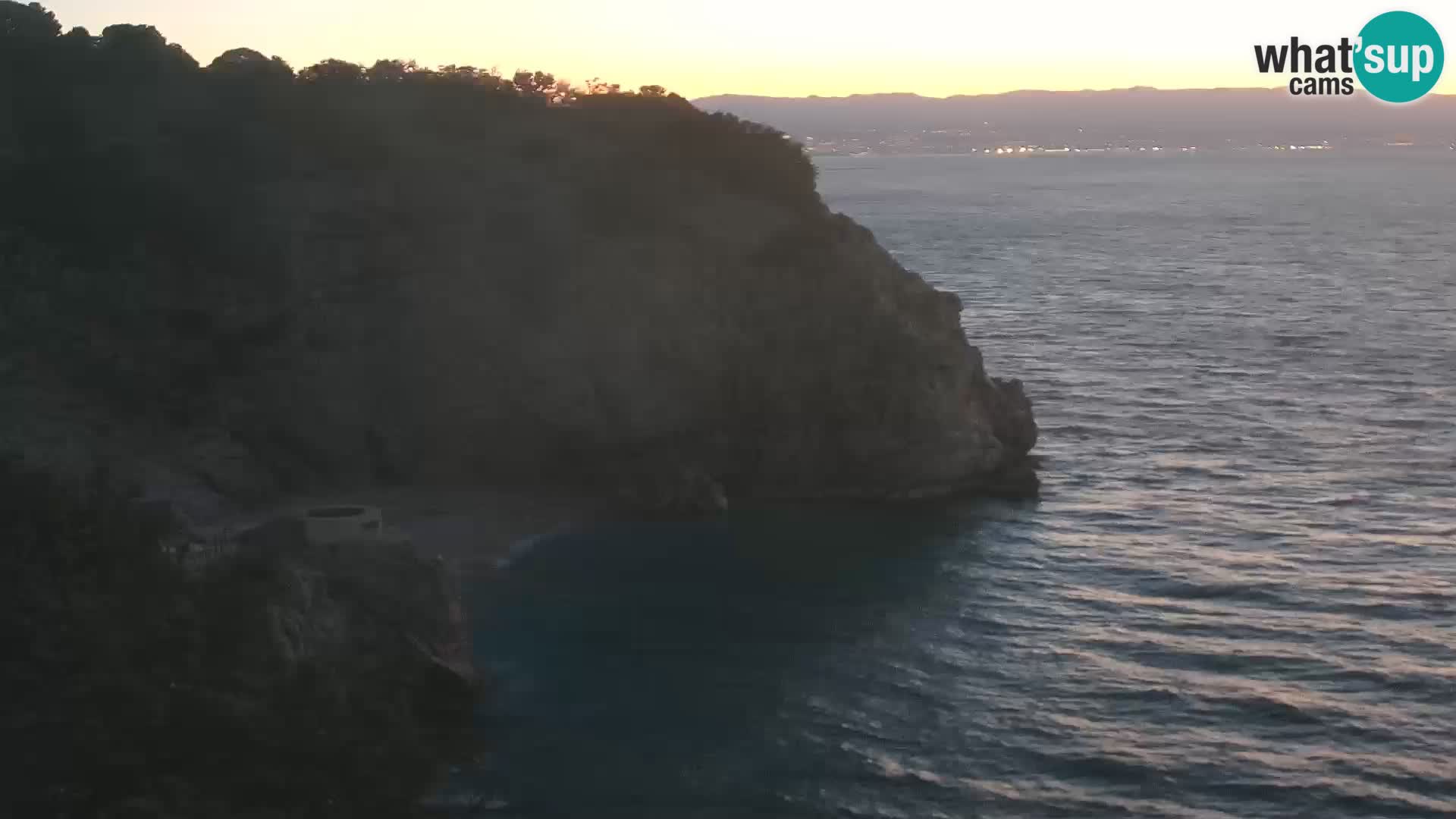 Webcam Brseč beach – Mošćenička Draga – Croatia
