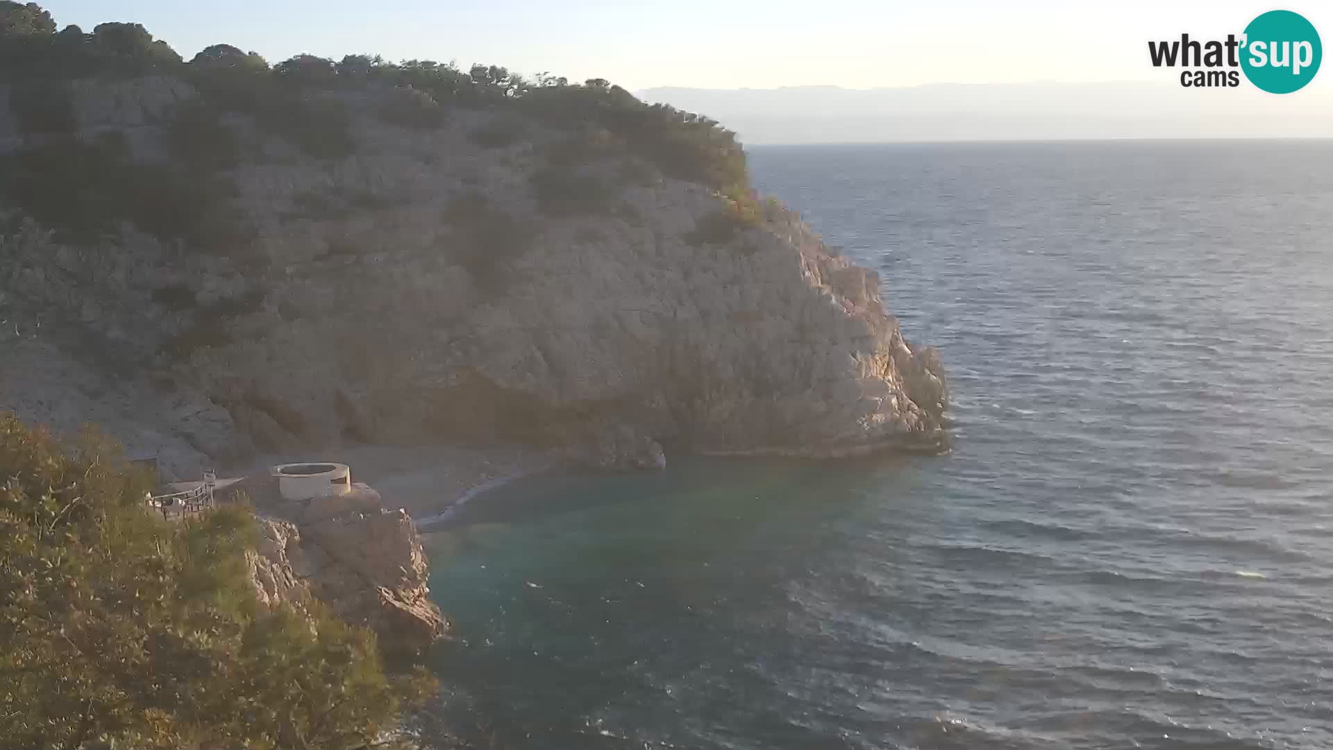 Webcam Brseč beach – Mošćenička Draga – Croatia