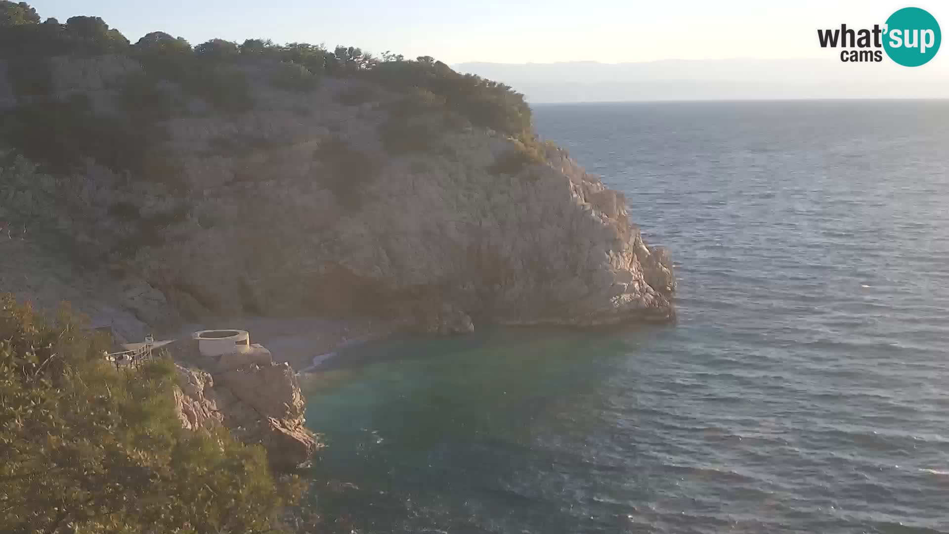 Webcam Brseč beach – Mošćenička Draga – Croatia
