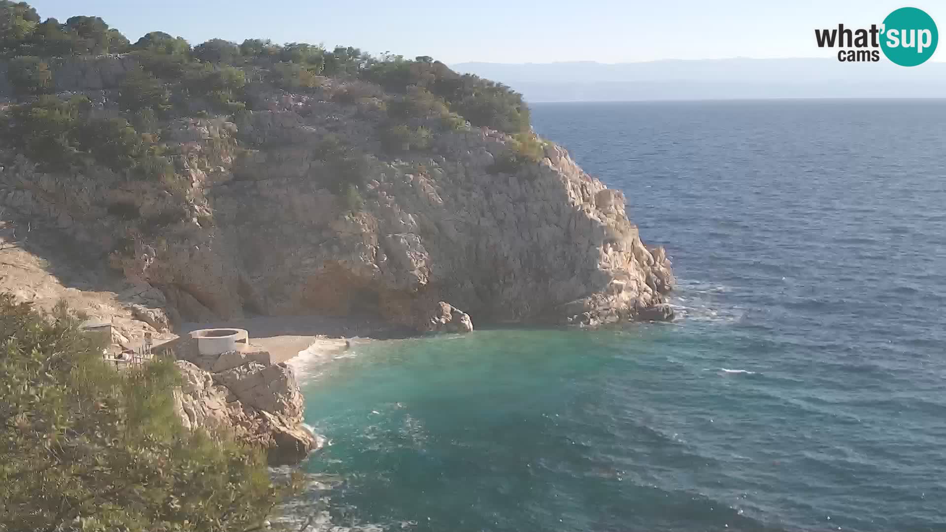 Web kamera plaže Brseč – Mošćenička Draga – Hrvatska