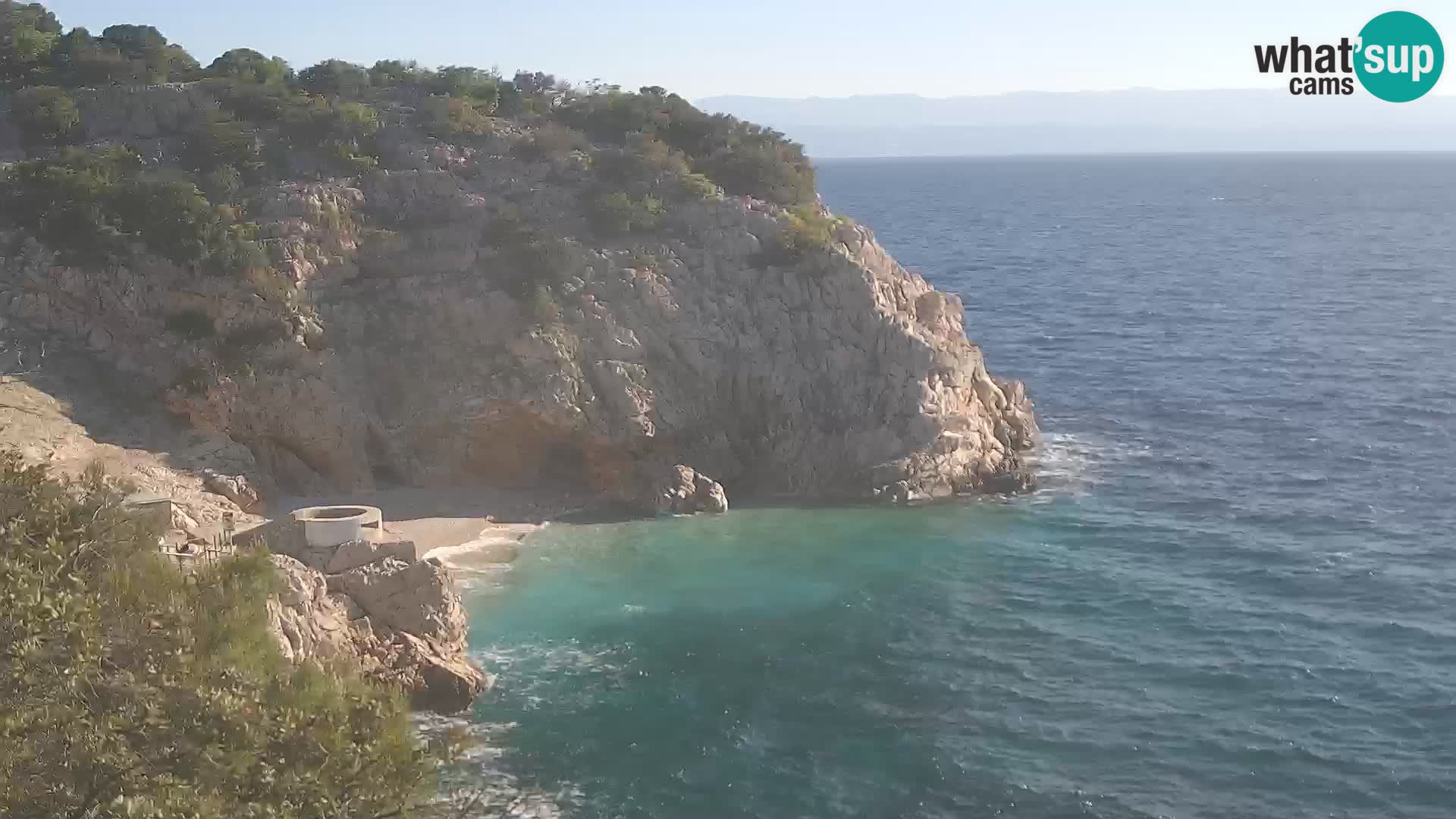 Webcam Bersezio spiaggia – Draga di Moschiena – Croazia