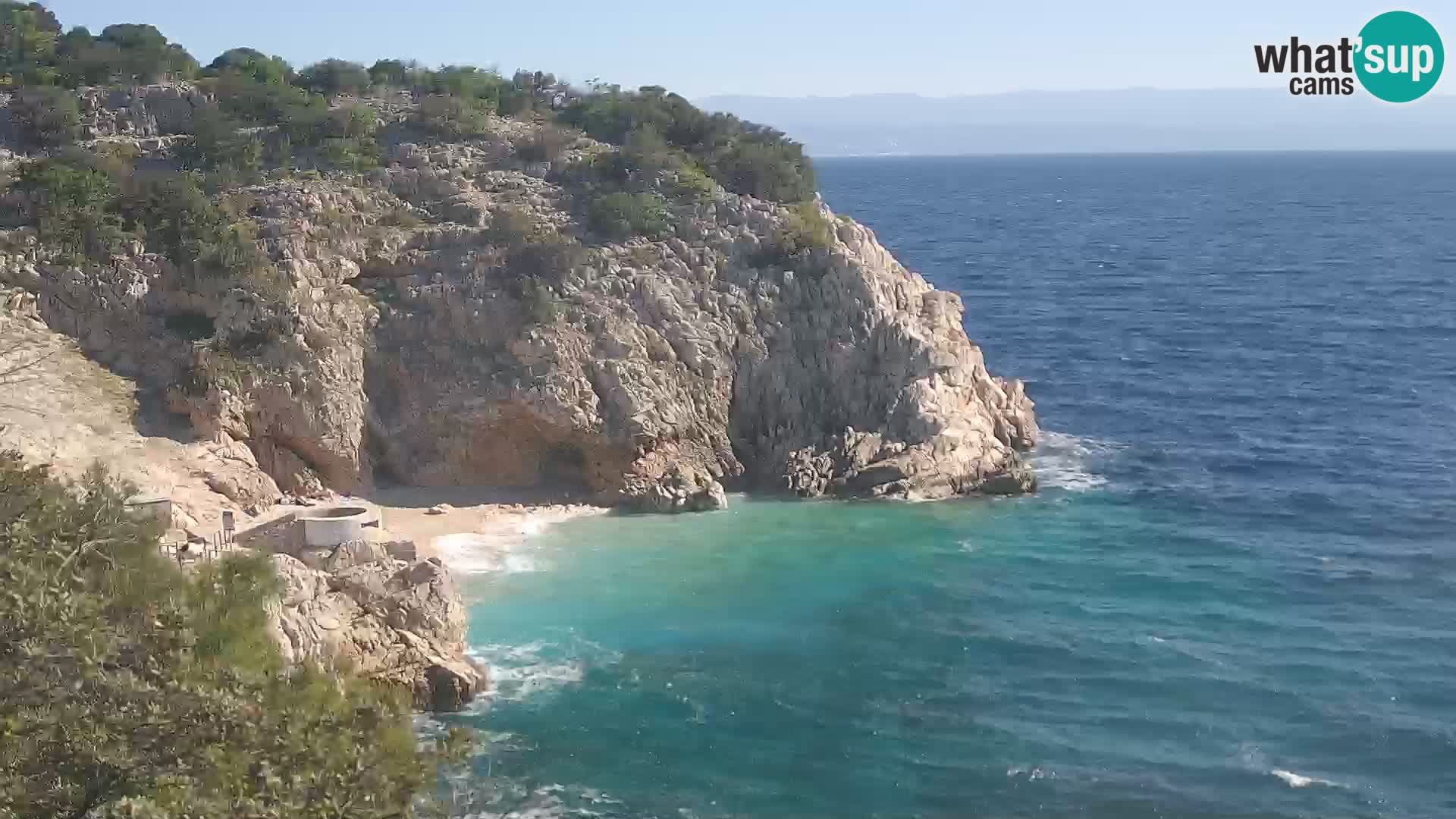 Web kamera plaže Brseč – Mošćenička Draga – Hrvatska