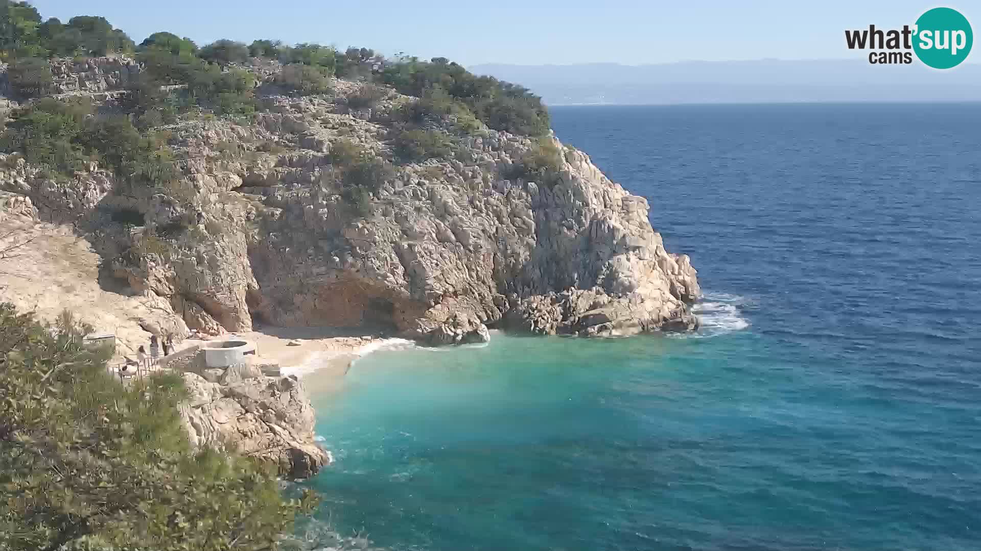 Webcam Bersezio spiaggia – Draga di Moschiena – Croazia