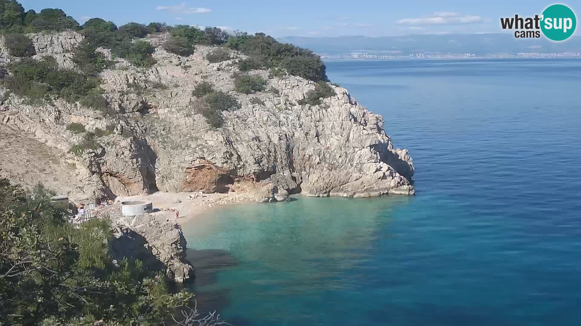 Webcam Brseč Strand – Mošćenička Draga – Kroatien