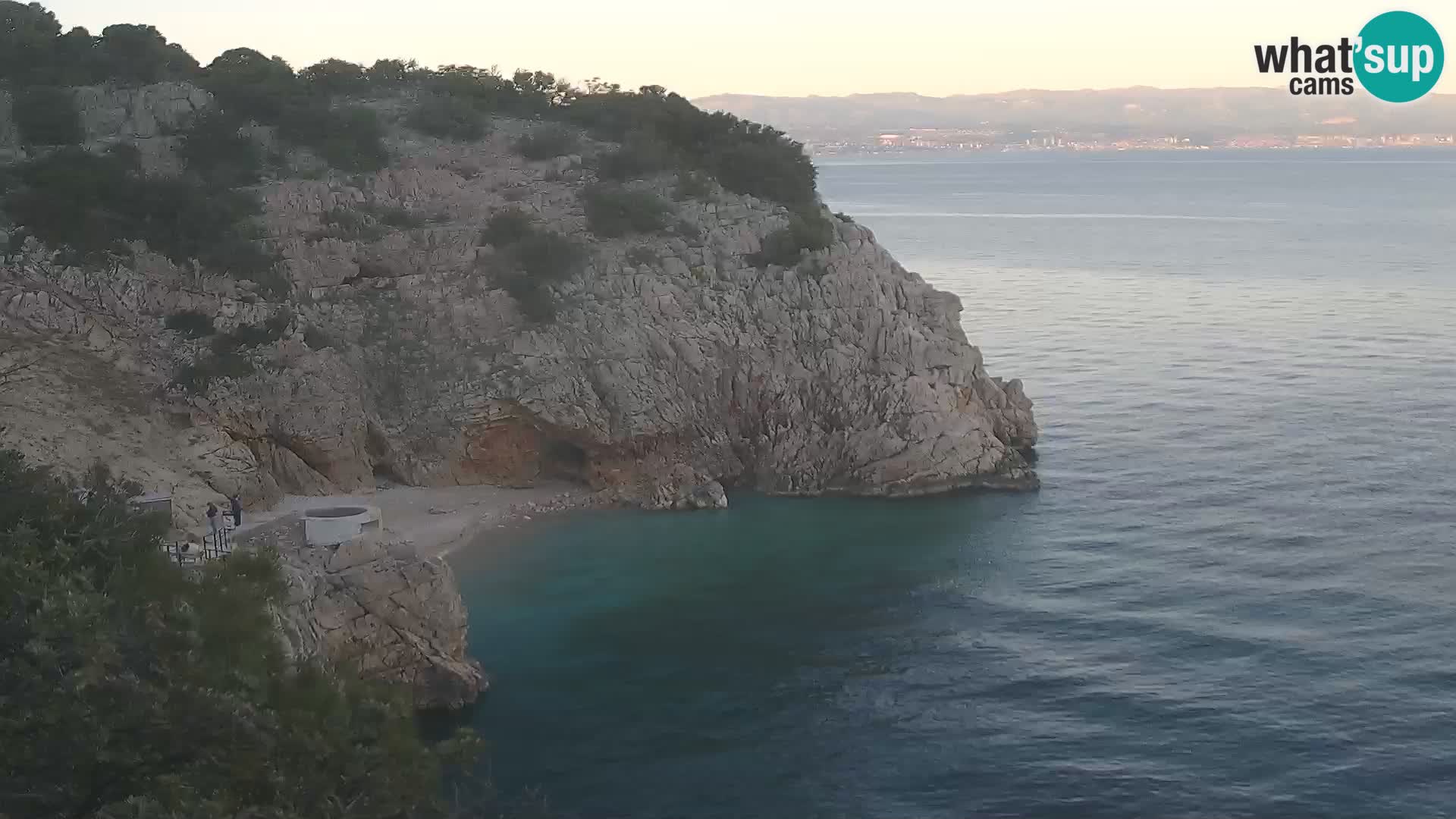 Webcam Bersezio spiaggia – Draga di Moschiena – Croazia