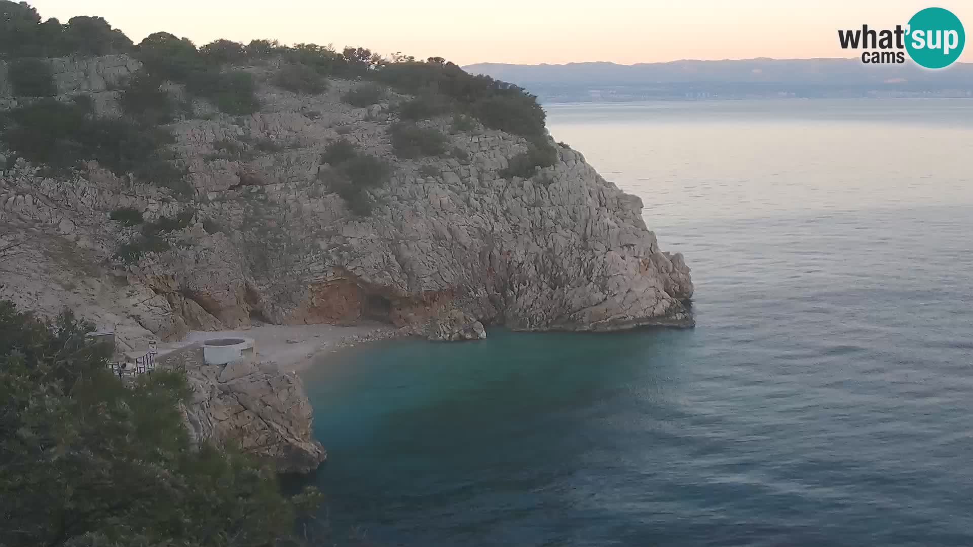 Webcam Brseč Strand – Mošćenička Draga – Kroatien