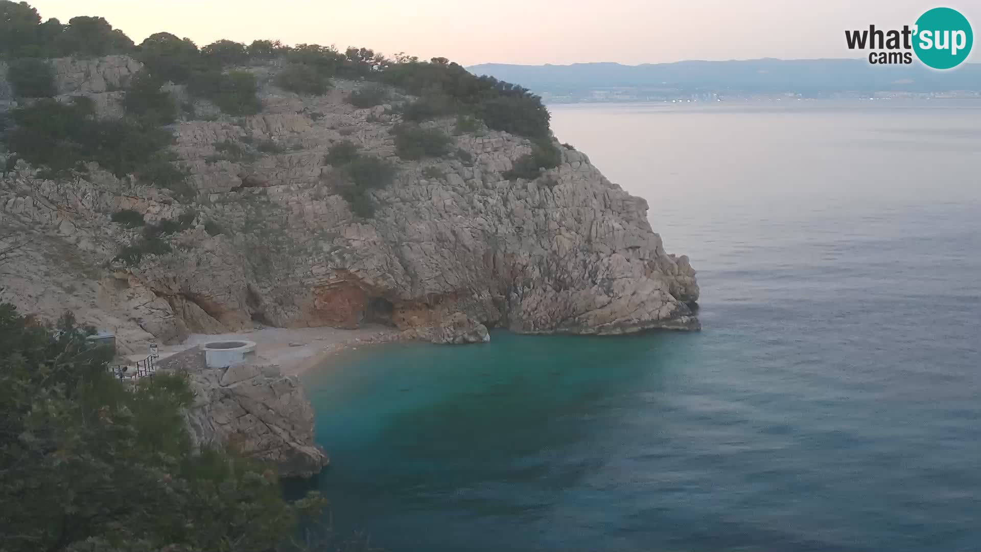 Webcam Bersezio spiaggia – Draga di Moschiena – Croazia
