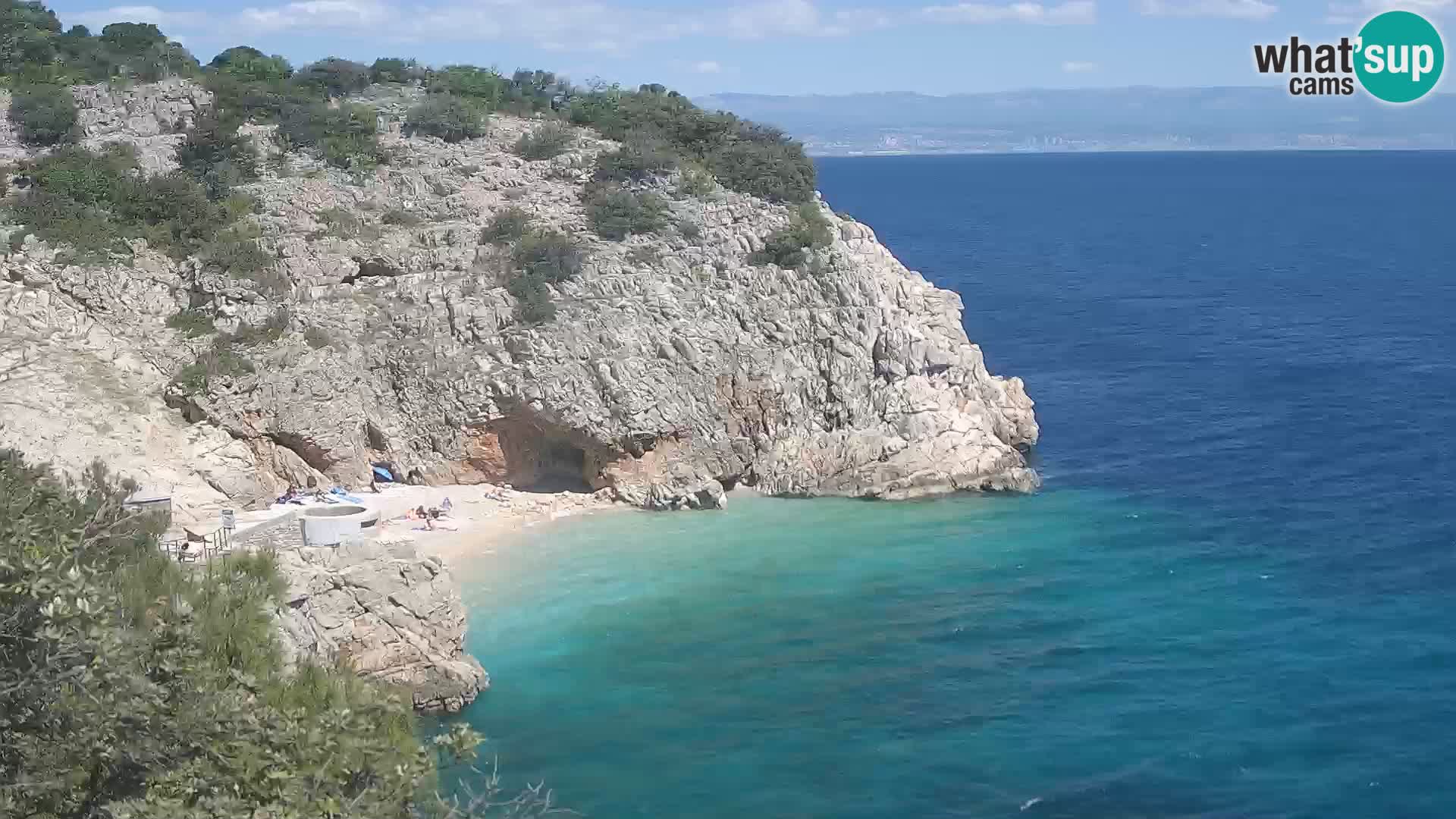 Webcam Brseč Strand – Mošćenička Draga – Kroatien