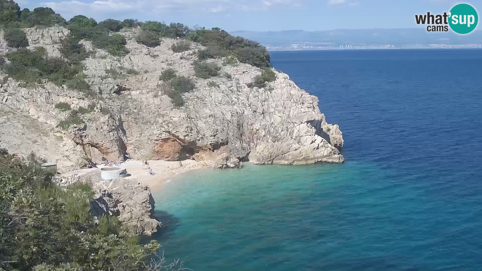 Webcam Bersezio spiaggia – Draga di Moschiena – Croazia