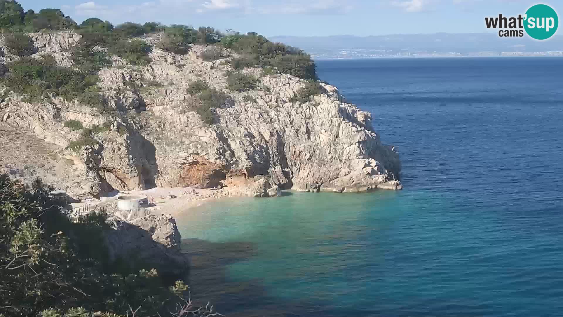 Webcam Bersezio spiaggia – Draga di Moschiena – Croazia