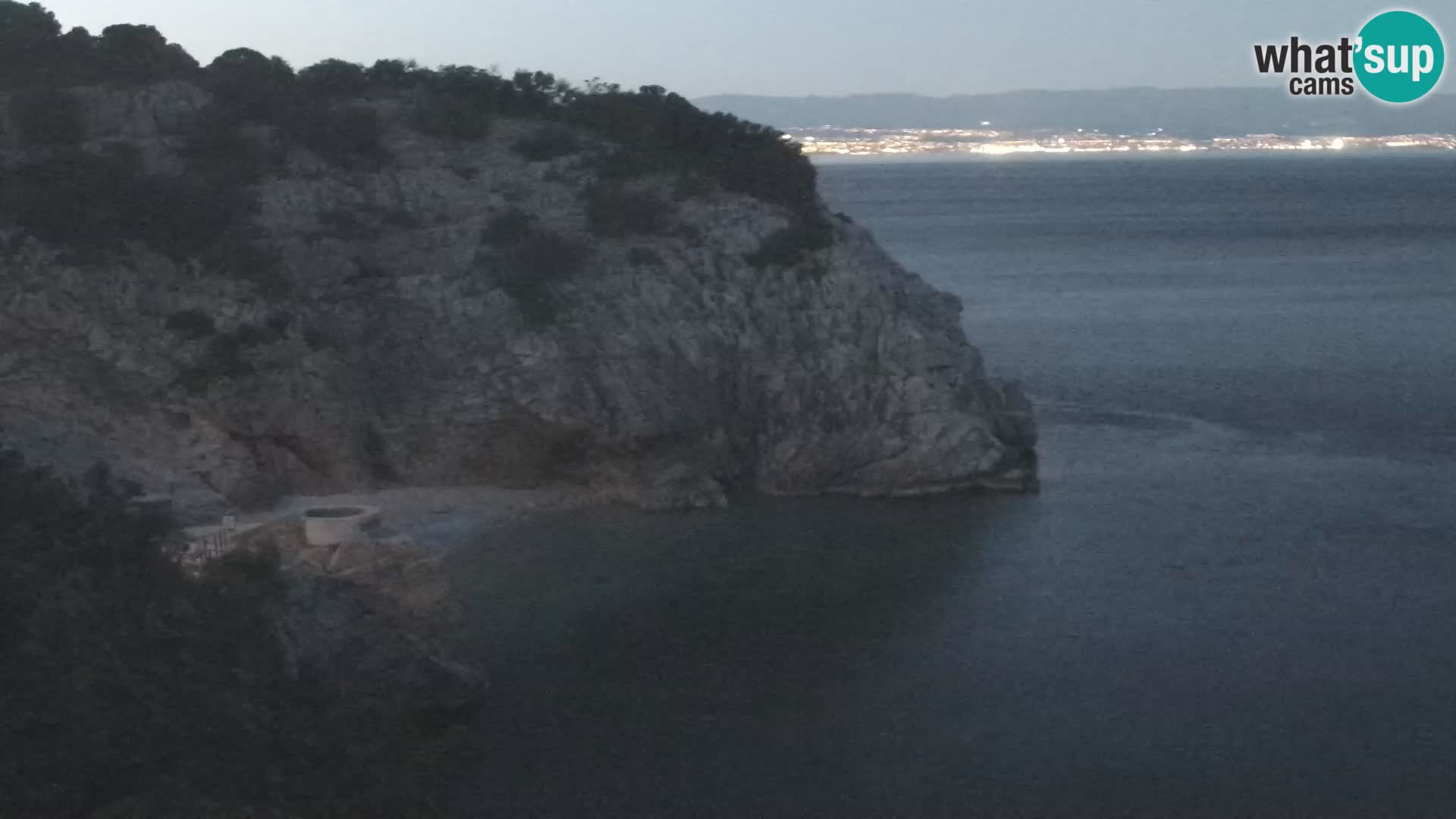 Spletna kamera Brseč plaža – Mošćenička Draga – Hrvaška