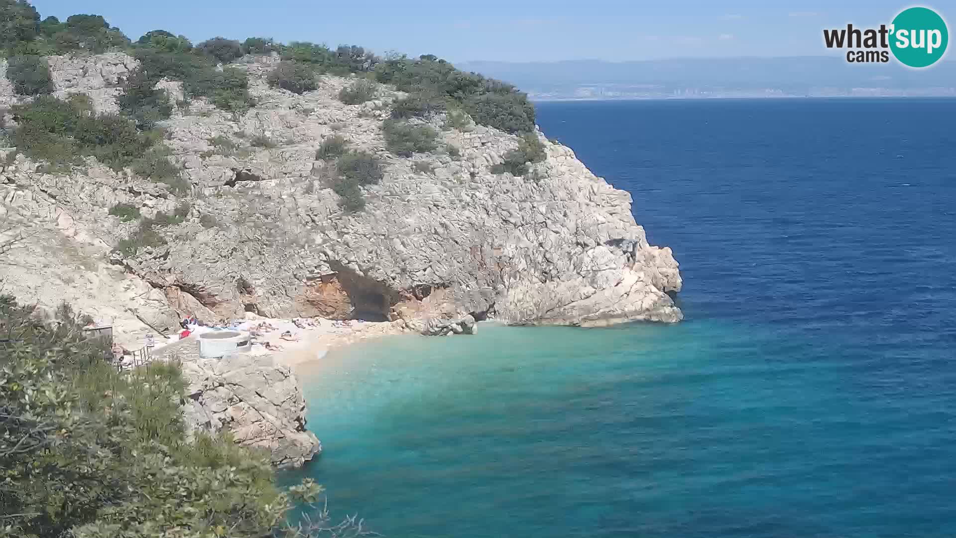 Webcam Brseč beach – Mošćenička Draga – Croatia
