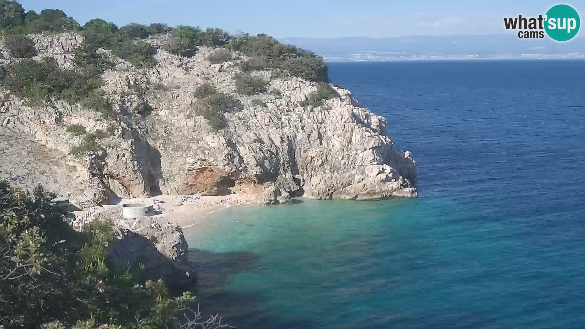 Webcam Brseč beach – Mošćenička Draga – Croatia