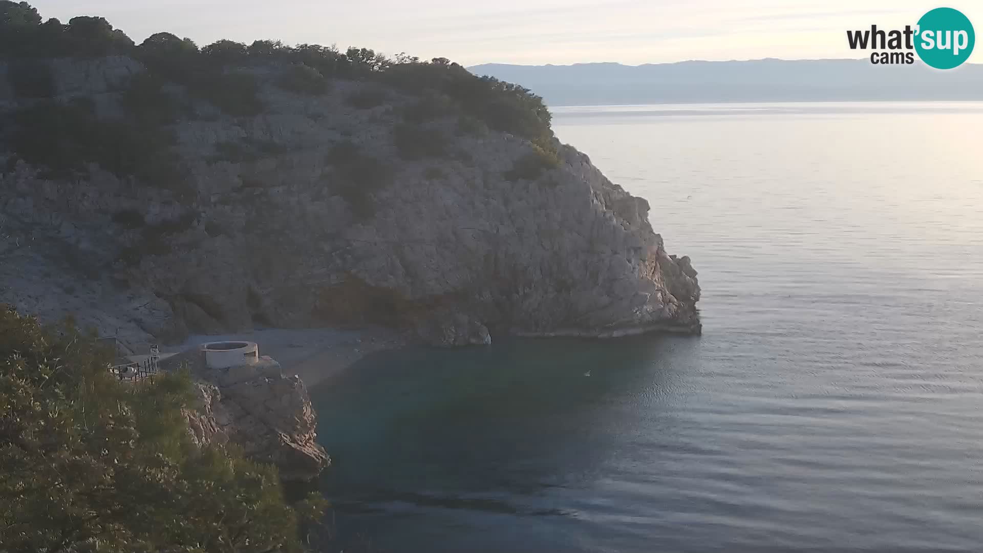Webcam Bersezio spiaggia – Draga di Moschiena – Croazia