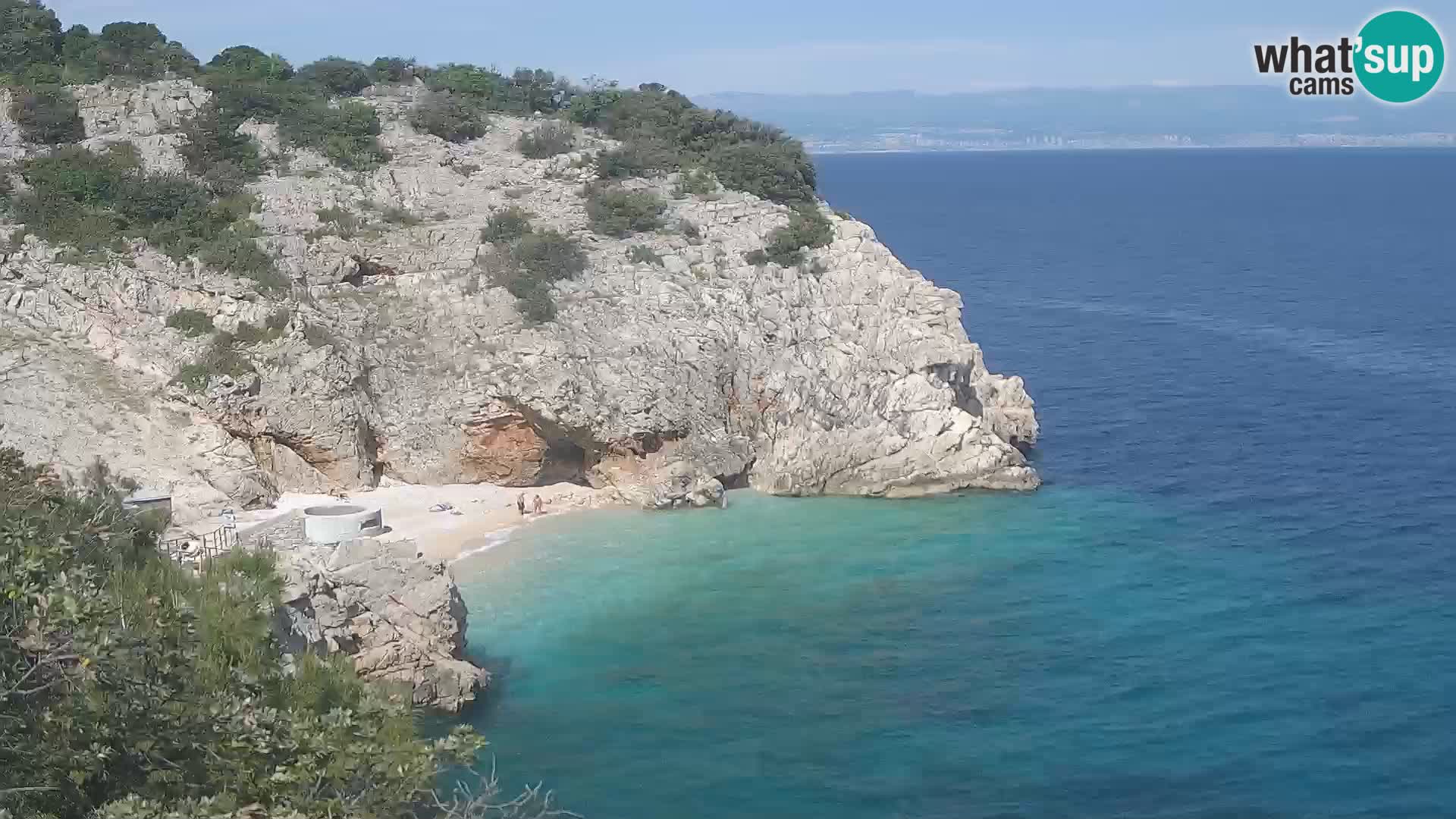 Webcam Brseč Strand – Mošćenička Draga – Kroatien