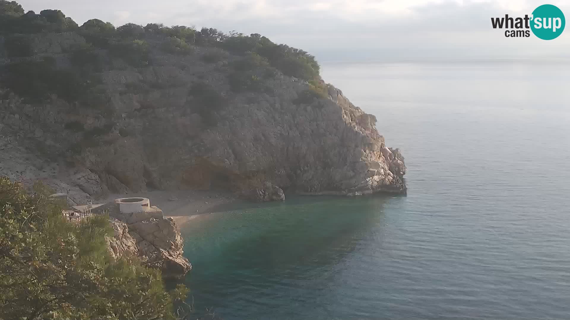Webcam Brseč Strand – Mošćenička Draga – Kroatien