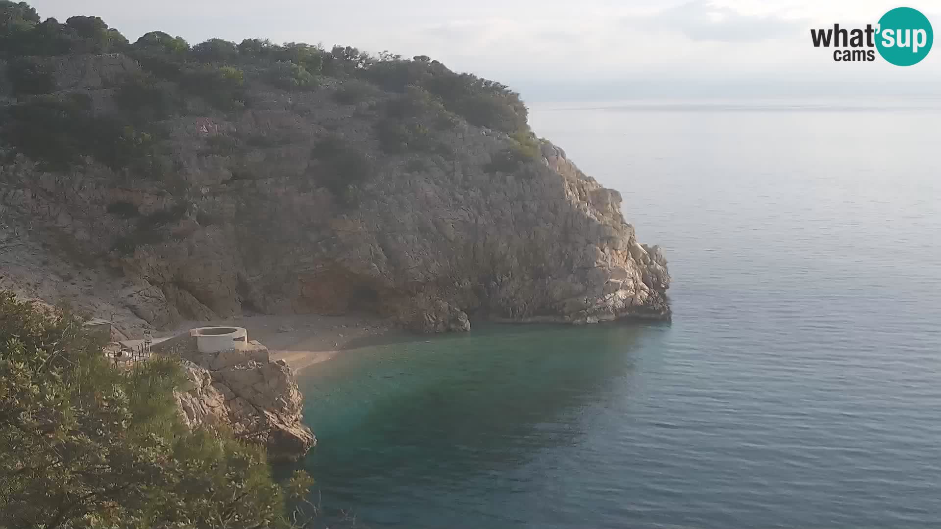 Webcam Brseč beach – Mošćenička Draga – Croatia