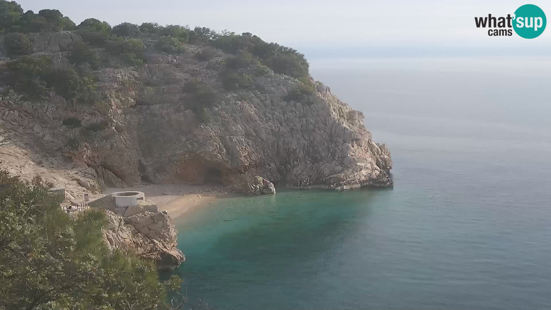 Webcam Brseč beach – Mošćenička Draga – Croatia