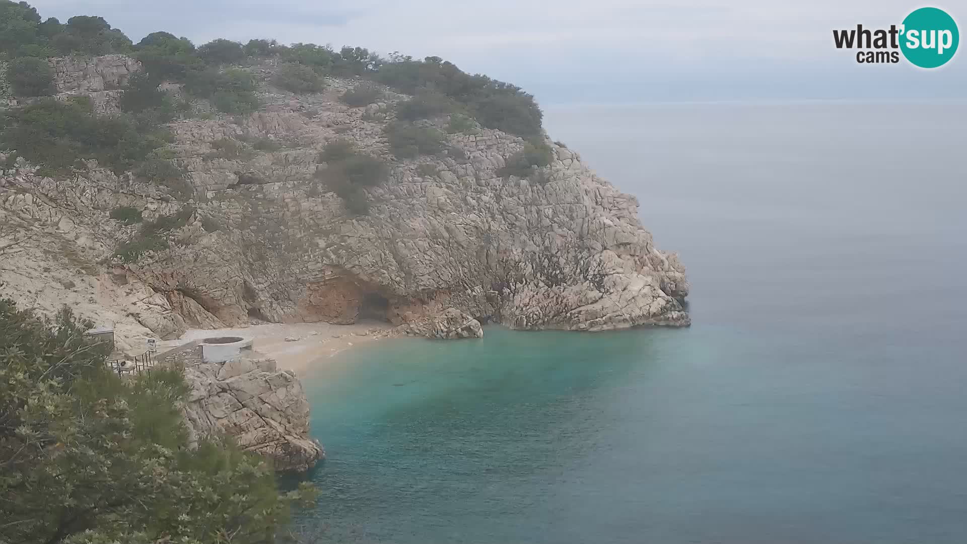 Webcam Bersezio spiaggia – Draga di Moschiena – Croazia