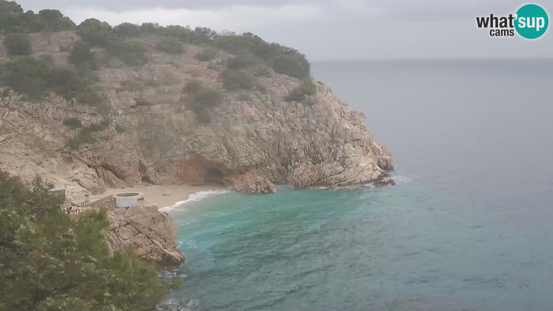 Webcam Brseč beach – Mošćenička Draga – Croatia