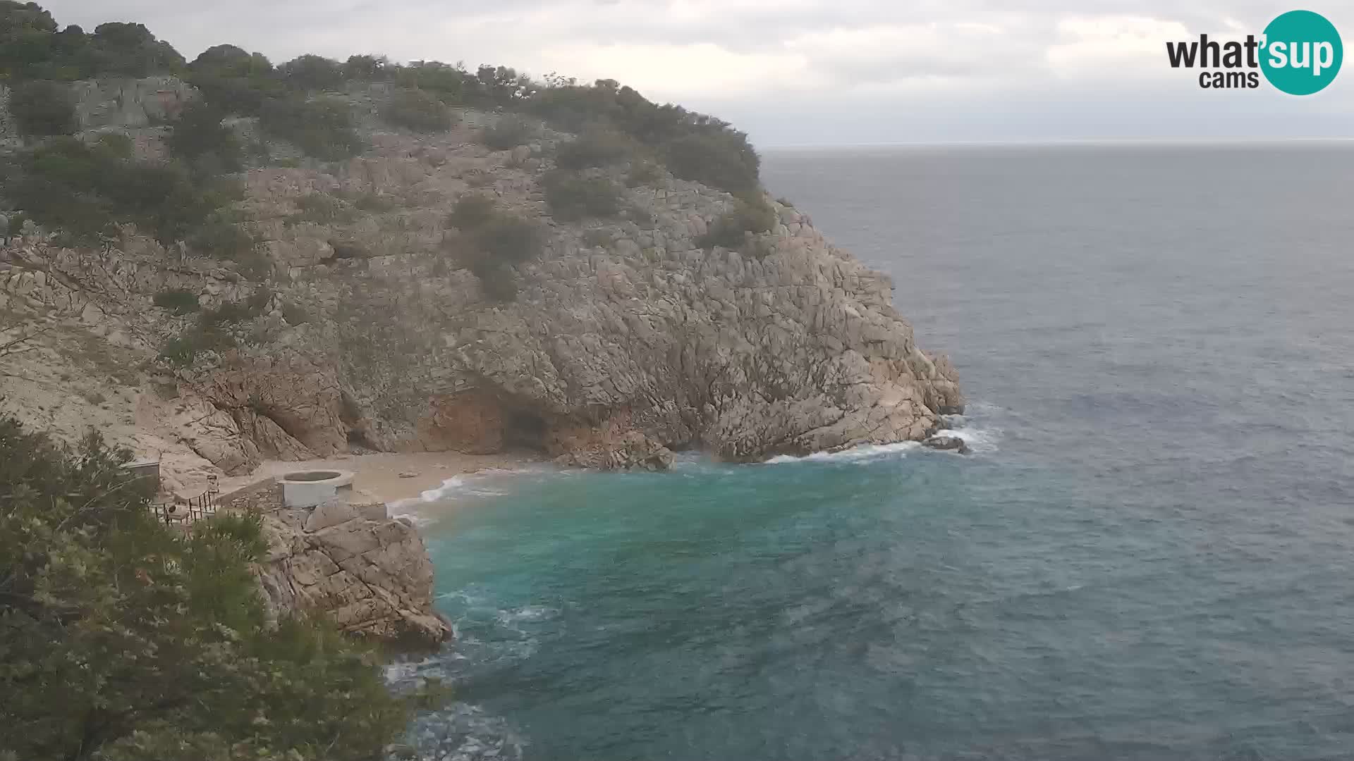 Webcam Brseč beach – Mošćenička Draga – Croatia