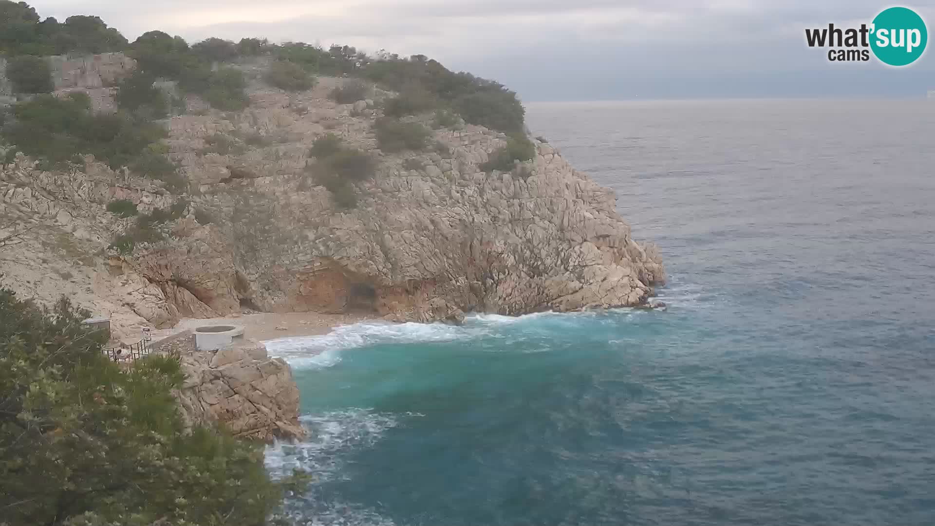Webcam Brseč Strand – Mošćenička Draga – Kroatien