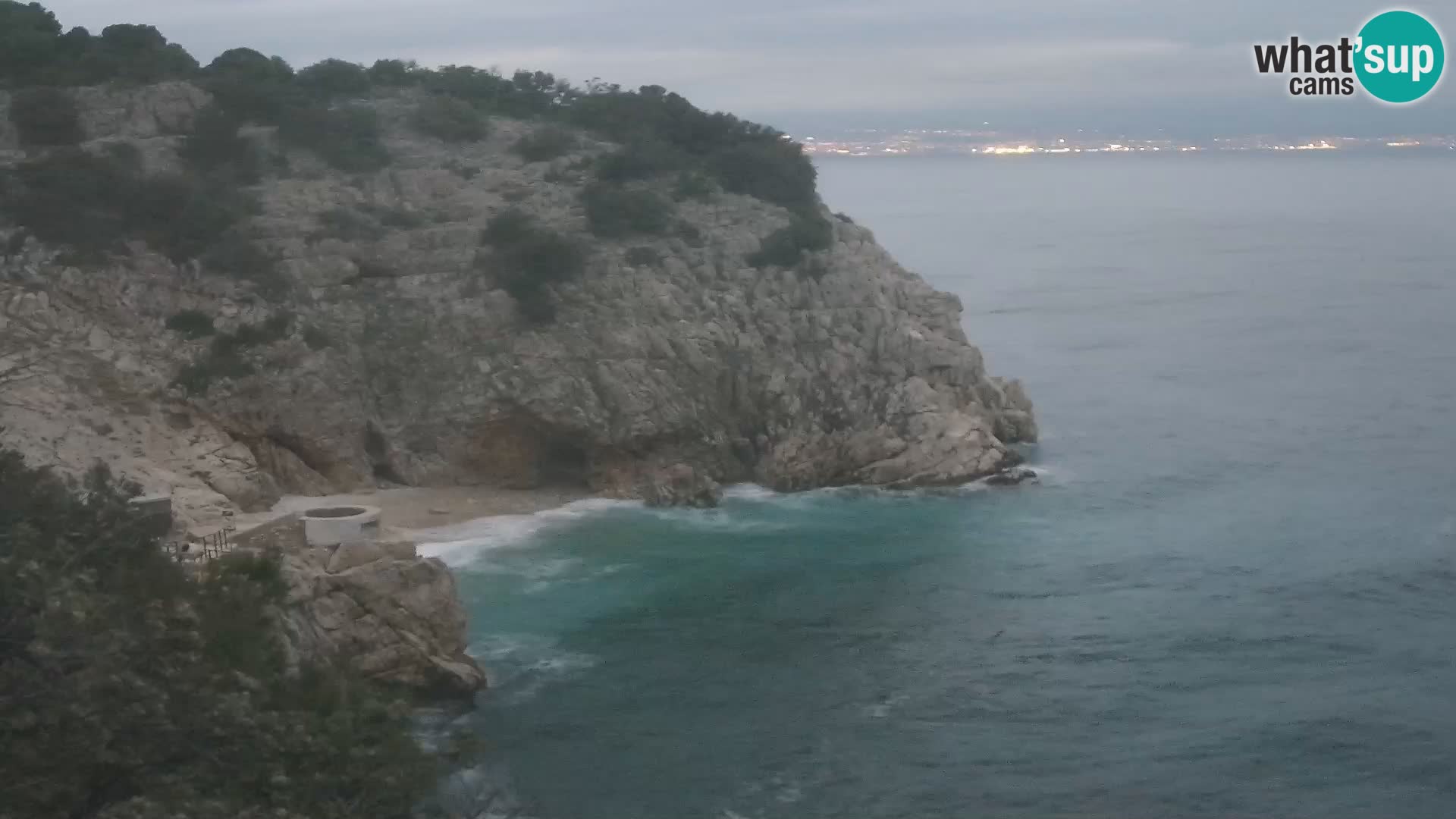 Webcam Brseč beach – Mošćenička Draga – Croatia