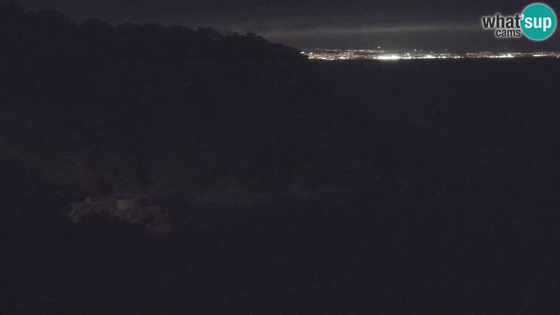 Webcam plage Brseč à Mošćenička Draga, Croatie