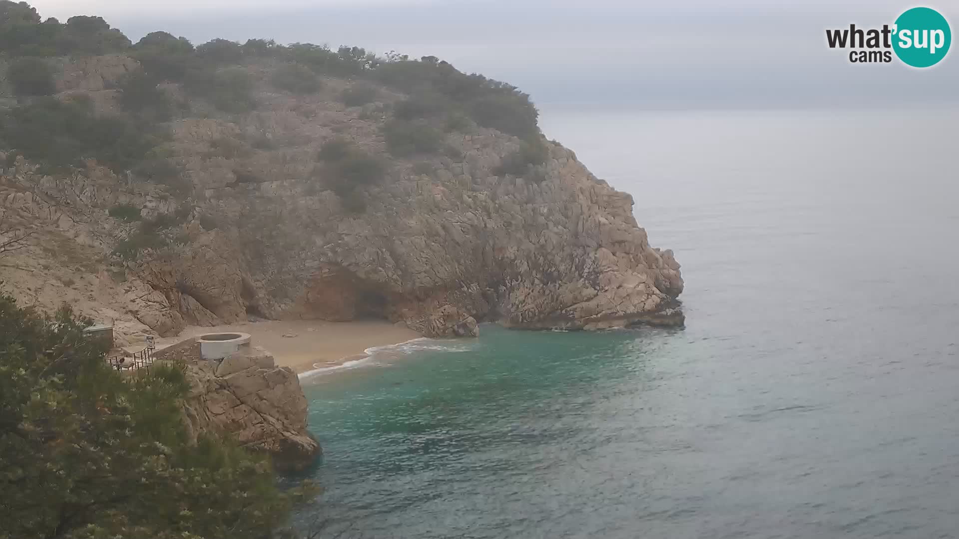 Webcam Brseč beach – Mošćenička Draga – Croatia