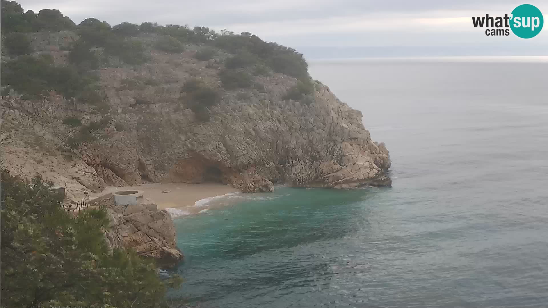 Webcam Brseč beach – Mošćenička Draga – Croatia