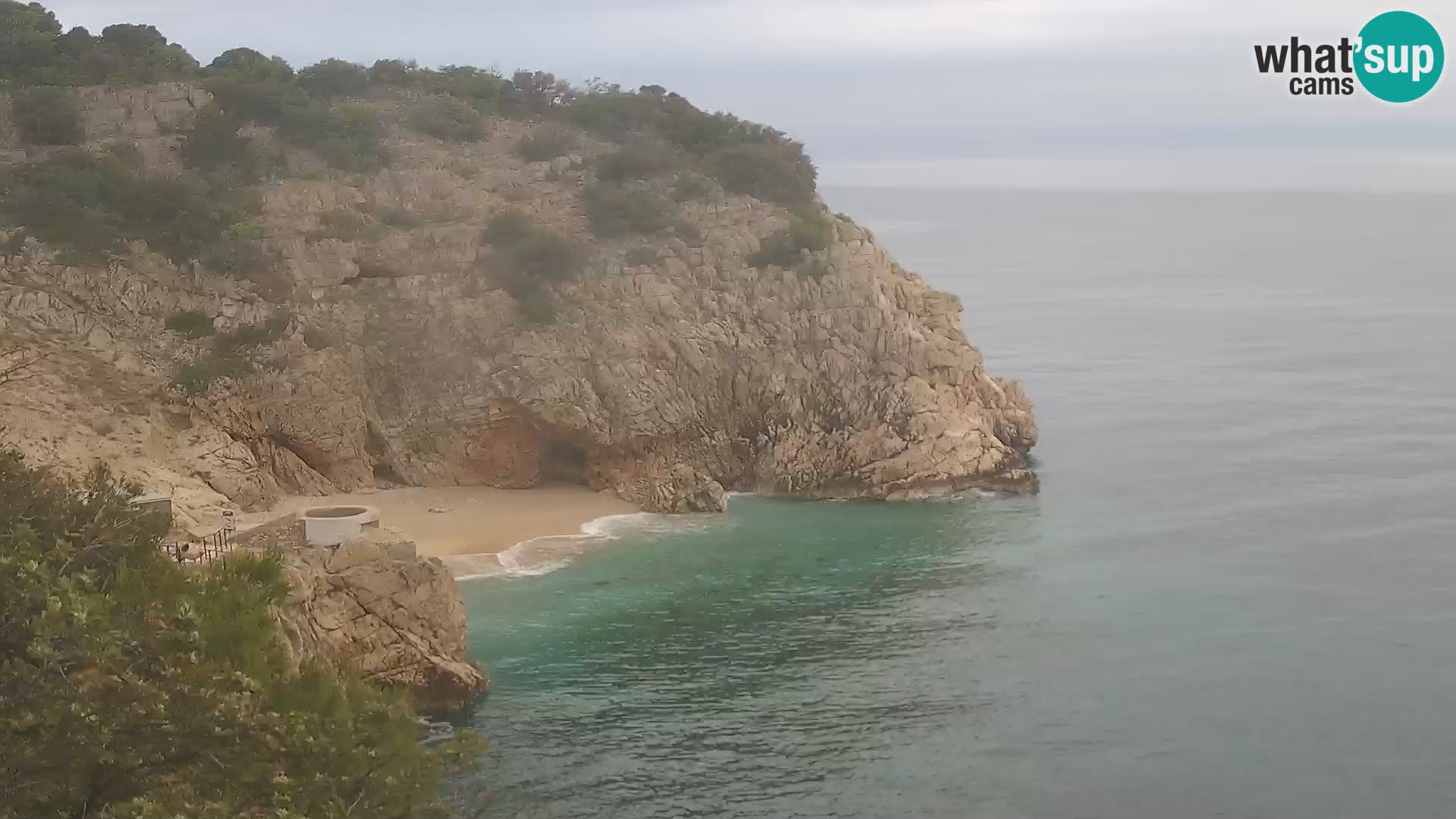 Webcam Brseč beach – Mošćenička Draga – Croatia