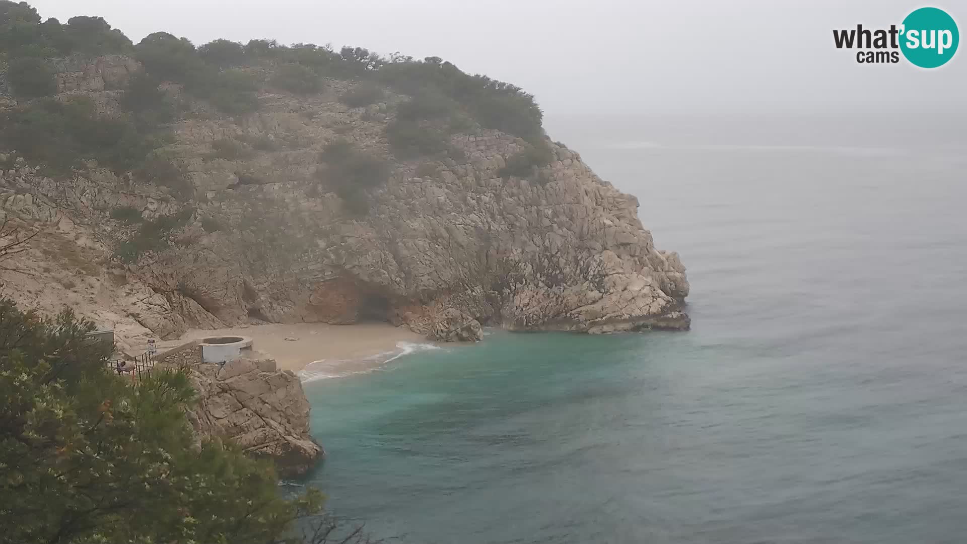 Webcam Bersezio spiaggia – Draga di Moschiena – Croazia