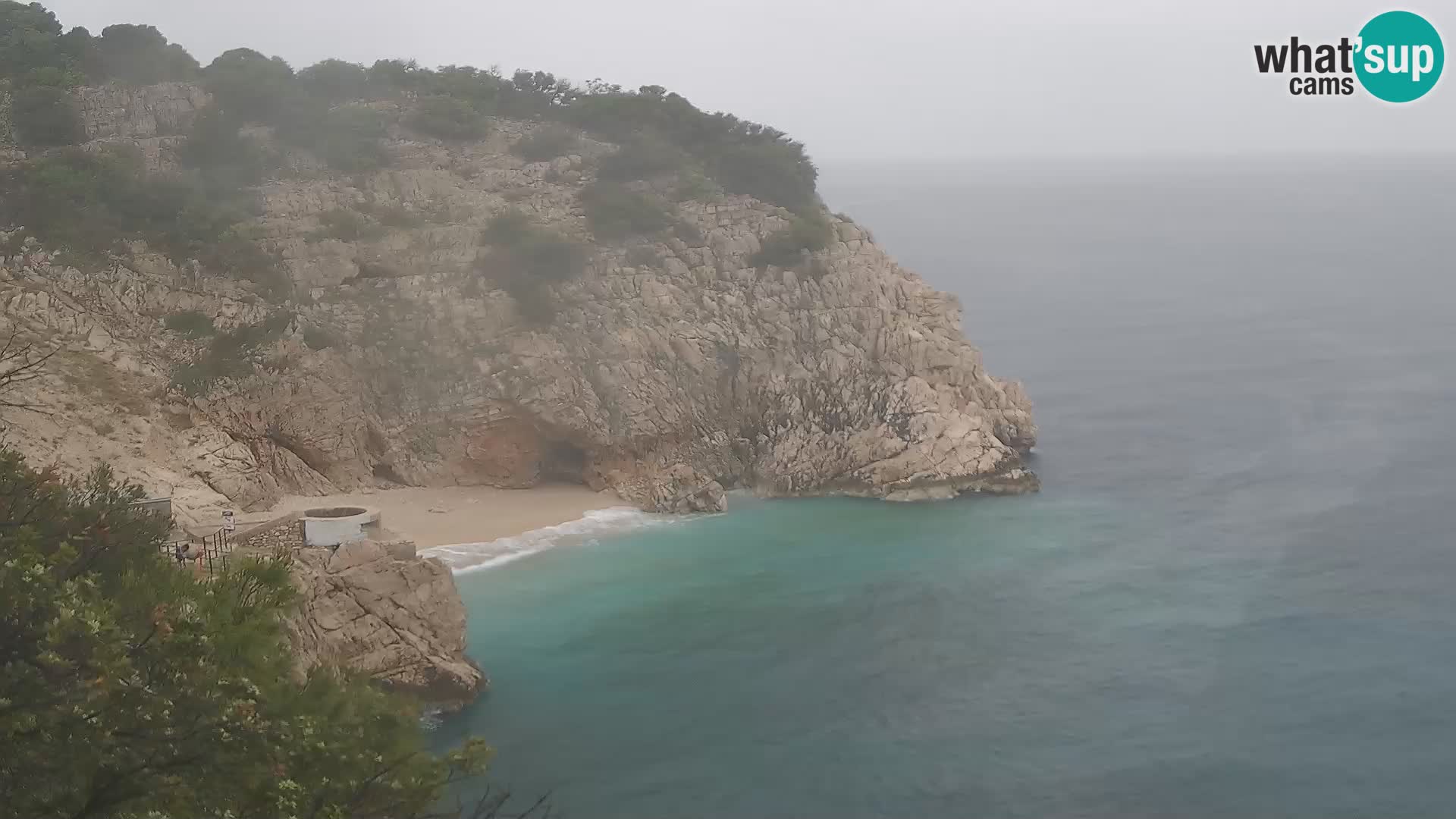 Webcam Brseč beach – Mošćenička Draga – Croatia